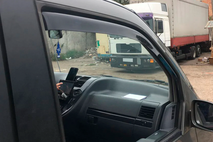 In-channel window deflectors (2 pcs, HIC) for Mercedes Vito W638 1996-2003 - image 1