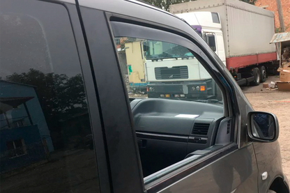 In-channel window deflectors (2 pcs, HIC) for Mercedes Vito W638 1996-2003 - image 3