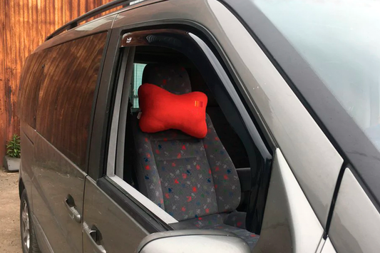 In-channel window deflectors (2 pcs, HIC) for Mercedes Vito W638 1996-2003 - image 2