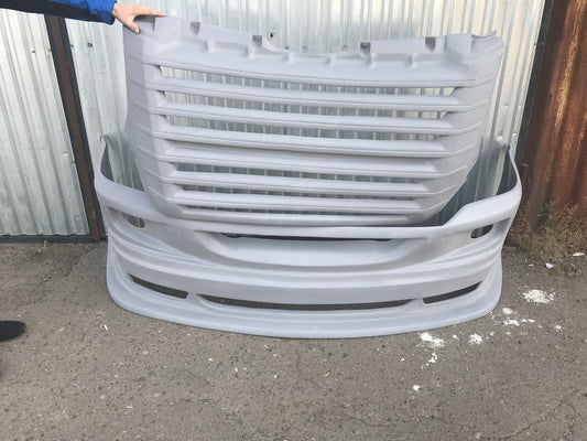 Front Bumper 2012↗ (USA-style, primed for painting) for Volkswagen Crafter 2006-2016 - image 2