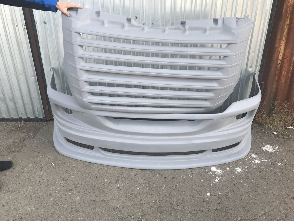 Front Bumper 2012↗ (USA-style, primed for painting) for Volkswagen Crafter 2006-2016 - image 2