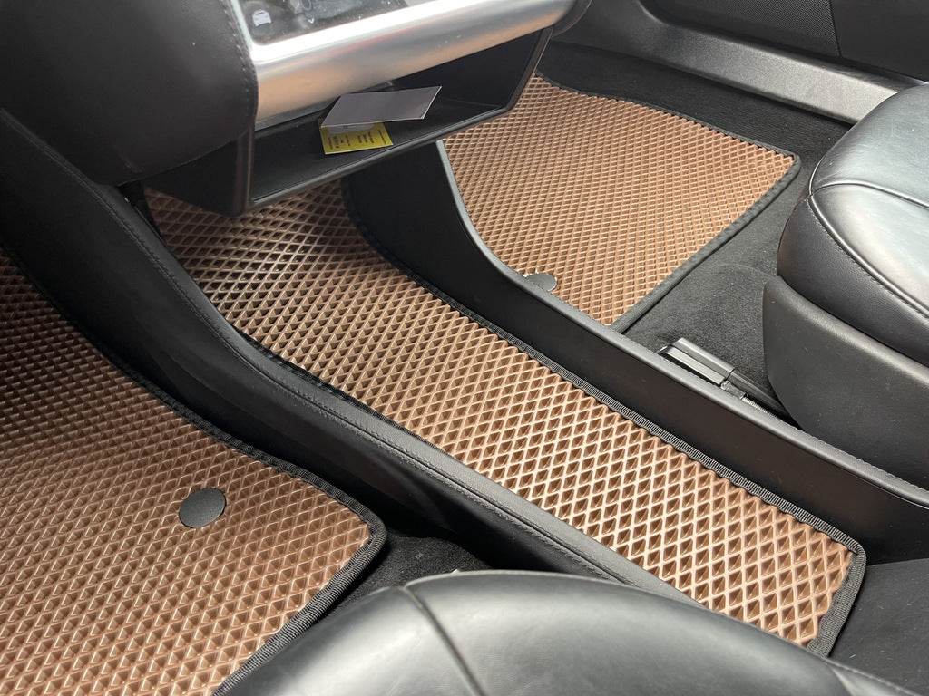 EVA mats (2012-2021, brick) for Tesla Model S - Reelken Auto