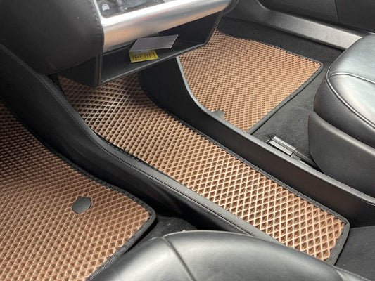 EVA mats (2012-2021, brick) for Tesla Model S - Reelken Auto
