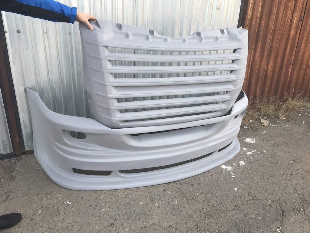 Front Bumper 2012↗ (USA-style, primed for painting) for Volkswagen Crafter 2006-2016 - image 3