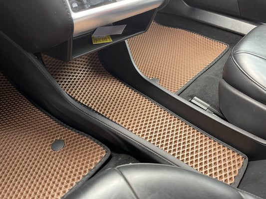 EVA Floor Mats (2012-2021, brick) for Tesla Model S 2012– - image 1