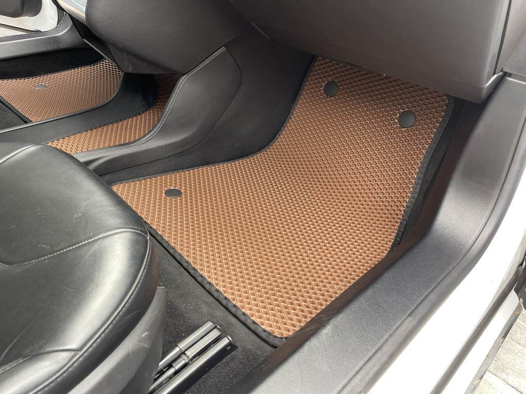 EVA mats (2012-2021, brick) for Tesla Model S - Reelken Auto