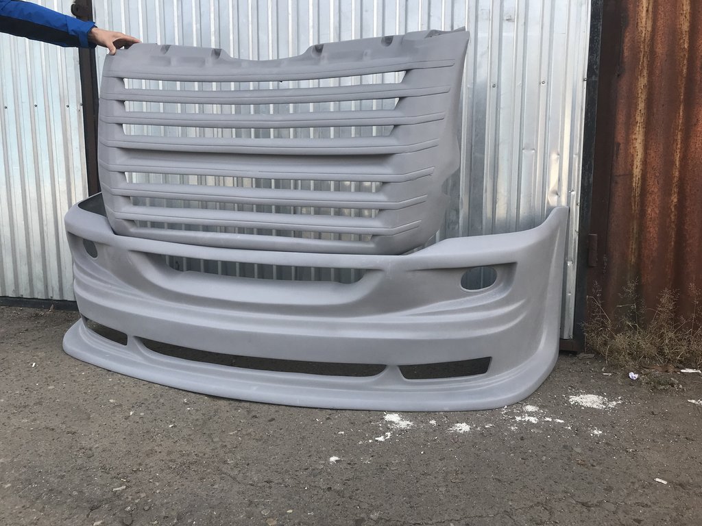 Front Bumper 2012↗ (USA-style, primed for painting) for Volkswagen Crafter 2006-2016 - image 5