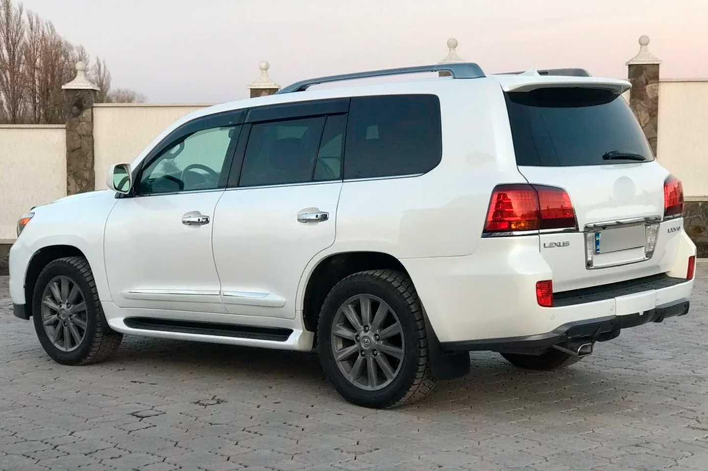 Window Deflectors 11cm (4pcs, HIC) for Lexus LX570/450d 2008-2022 - image 6