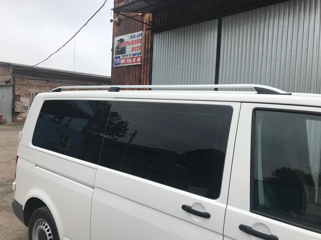 Roof Rails CROWN (matte grey) for Volkswagen T5 2010-2015 - image 13