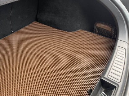 Rear trunk mat EVA (2012-2021, brick) for Tesla Model S - Reelken Auto