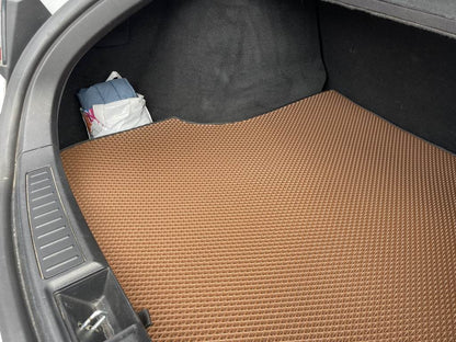 Rear trunk mat EVA (2012-2021, brick) for Tesla Model S - Reelken Auto