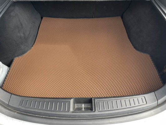 Rear trunk mat EVA (2012-2021, brick) for Tesla Model S - Reelken Auto