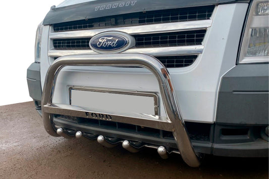 Bull Bar WT004 Stainless Steel for Ford Transit 2000-2014 - image 1
