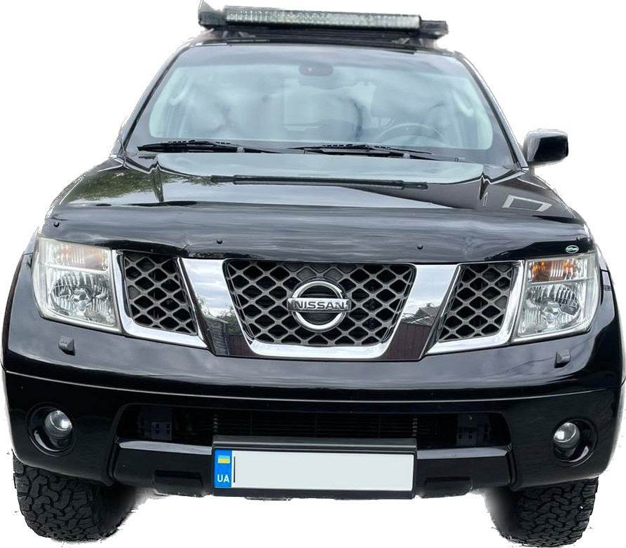 The hood deflector (EuroCap) for Nissan Pathfinder R51 2005-2014 - Reelken Auto