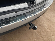 Rear bumper protector Carmos V1 with lip (stainless steel) for Renault Duster 2008-2017 - image 2