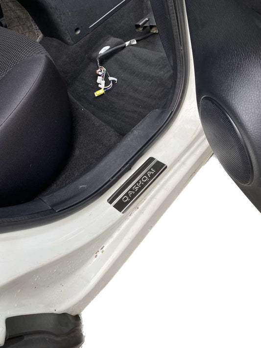 Door Sill Covers (Omsa, 4 pcs, Stainless Steel) for Nissan Qashqai 2014-2021 - image 2