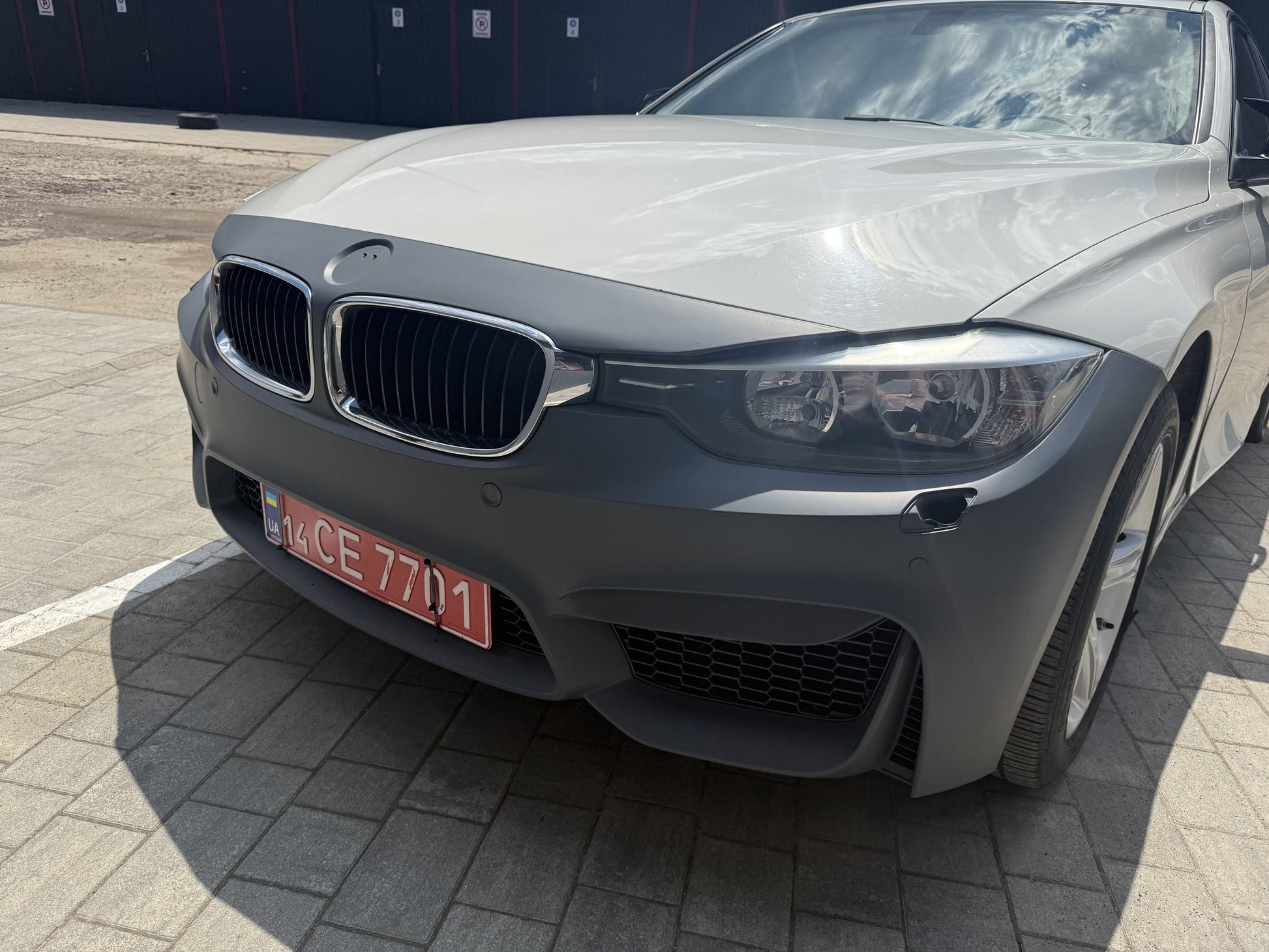 Front bumper in F80 M3 style for BMW 3 Series F30/F31 2012-2019 - image 1