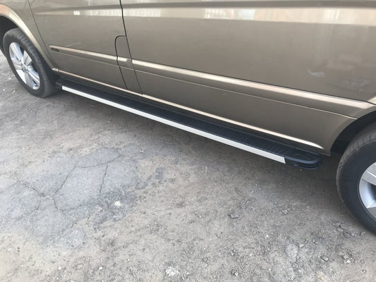 Lateral platforms Maya V1 (2 pieces, aluminum) for Mercedes Vito W639 2004-2014 - image 2