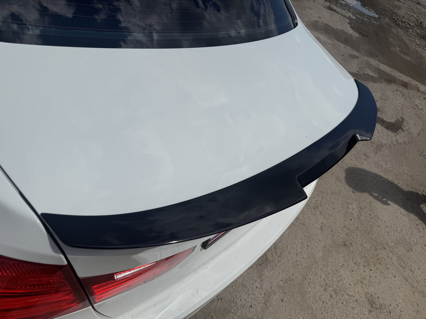 M4-Style Spoiler (for F30/F80, primed for painting) for BMW 3 Series F-30/31/34 2012-2019 - image 1