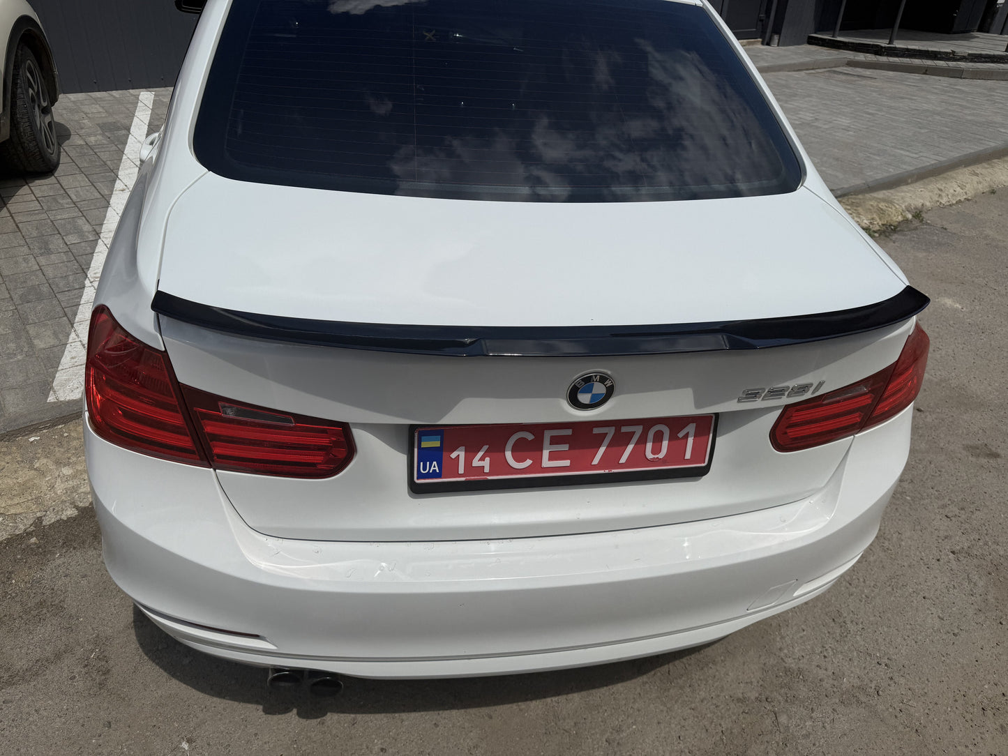 M4-Style Spoiler (for F30/F80, primed for painting) for BMW 3 Series F30/F31 2012-2019 - image 2