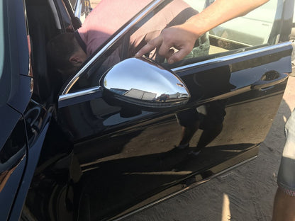 Covers for EU mirrors (2 pcs., stainless steel) for Volkswagen Passat B8 2015-2023 - image 4