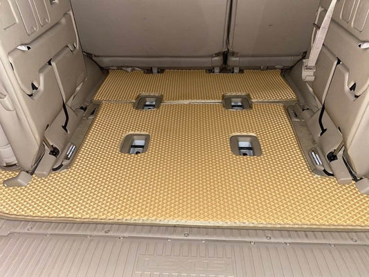 A cargo Mat Beige 2 PCs set (EVA, 7 seats) for Toyota Land Cruiser 100 - Reelken Auto