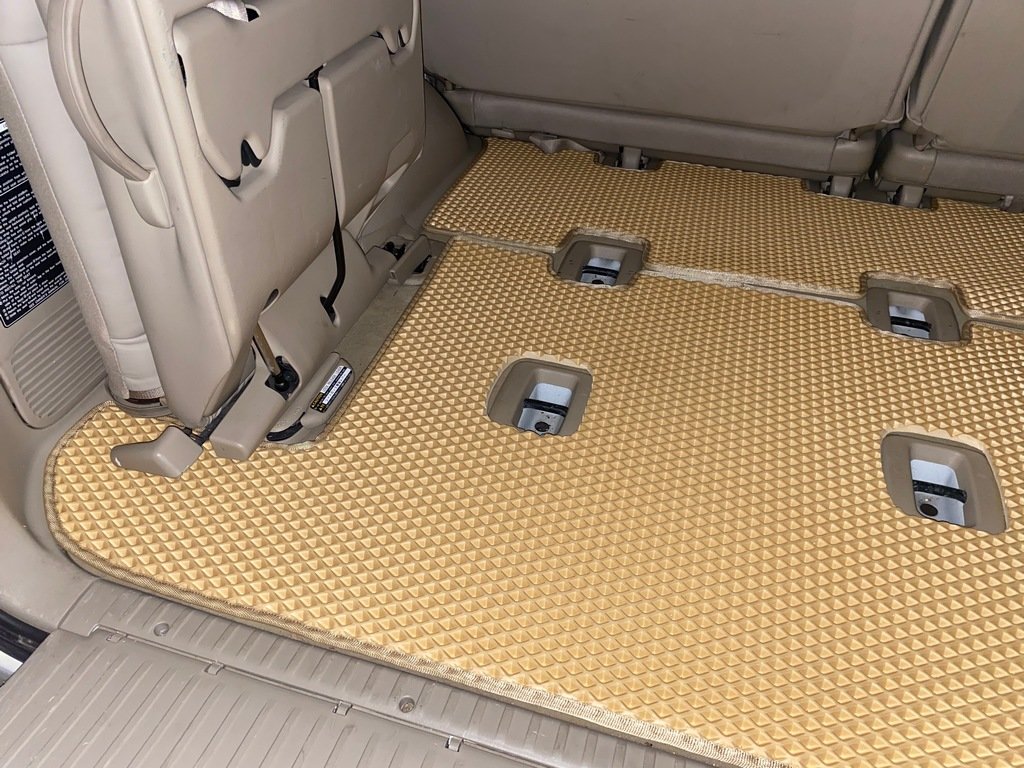 Trunk Mat 2 pcs Beige (EVA, 7 seats) for Toyota Land Cruiser 100 1998-2007 - image 3
