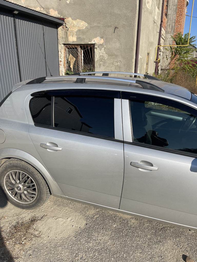Aluminum roof rails (HB, chrome) for Opel Astra H 2004-2013 - Reelken Auto