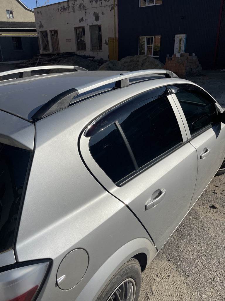 Aluminum roof rails (HB, chrome) for Opel Astra H 2004-2013 - Reelken Auto