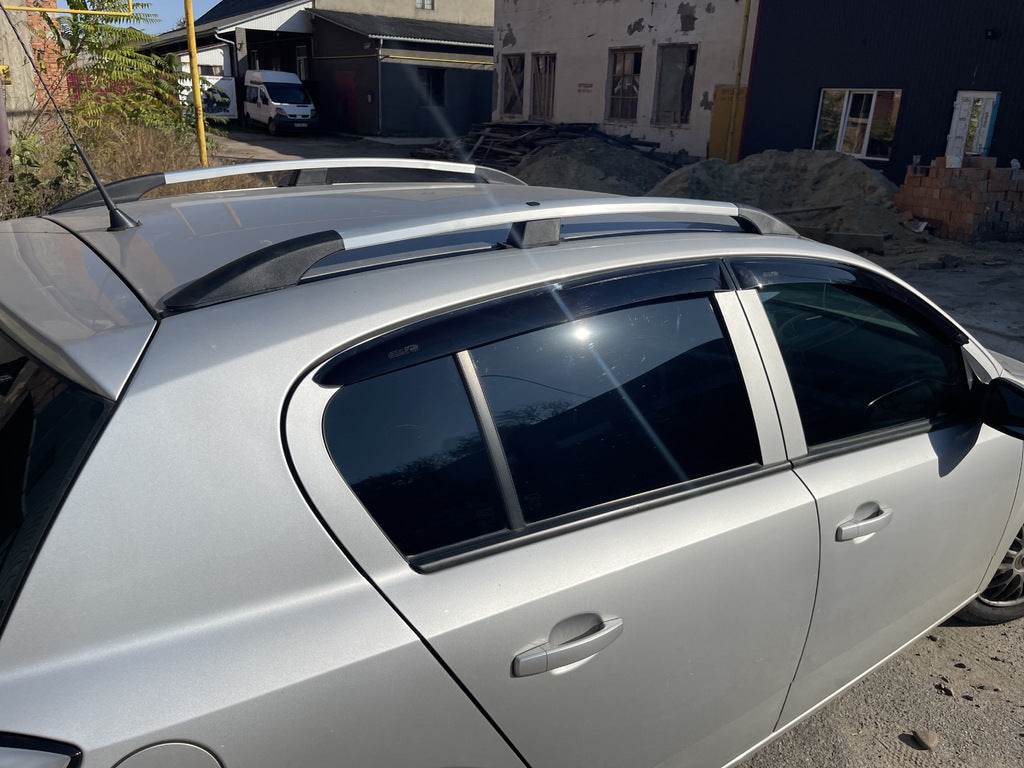 Aluminum roof rails (HB, chrome) for Opel Astra H 2004-2013 - Reelken Auto