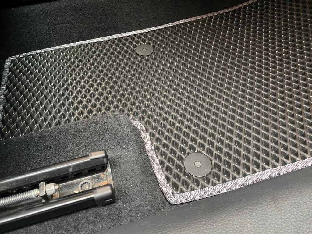 Polyurethane Floor Mats (3 Rows, EVA, Black) for Volkswagen Sharan 2010-2023 - image 7