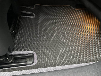 Polyurethane mats (3 rows, EVA, black) for Volkswagen Sharan 2010↗ - Reelken Auto