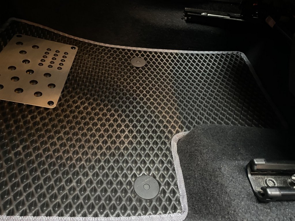 Polyurethane Floor Mats (3 Rows, EVA, Black) for Volkswagen Sharan 2010-2023 - image 4