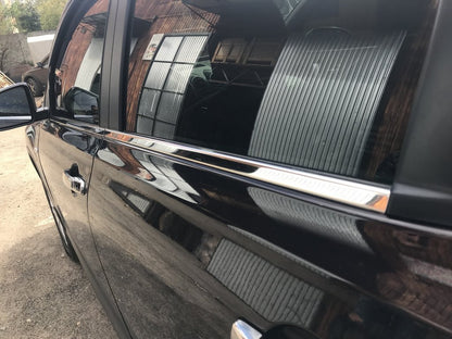 Exterior door trim (4 pcs, stainless steel) for Nissan Qashqai 2010-2014 - image 3