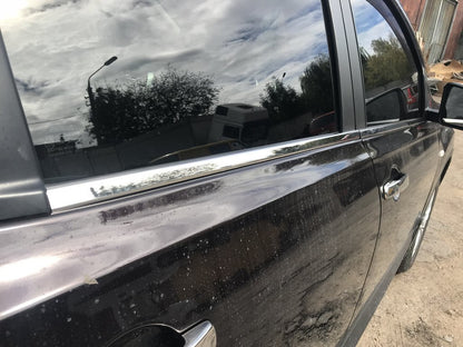 Outside border windows (4 pcs, stainless steel) for Nissan Qashqai 2007-2010 - image 6