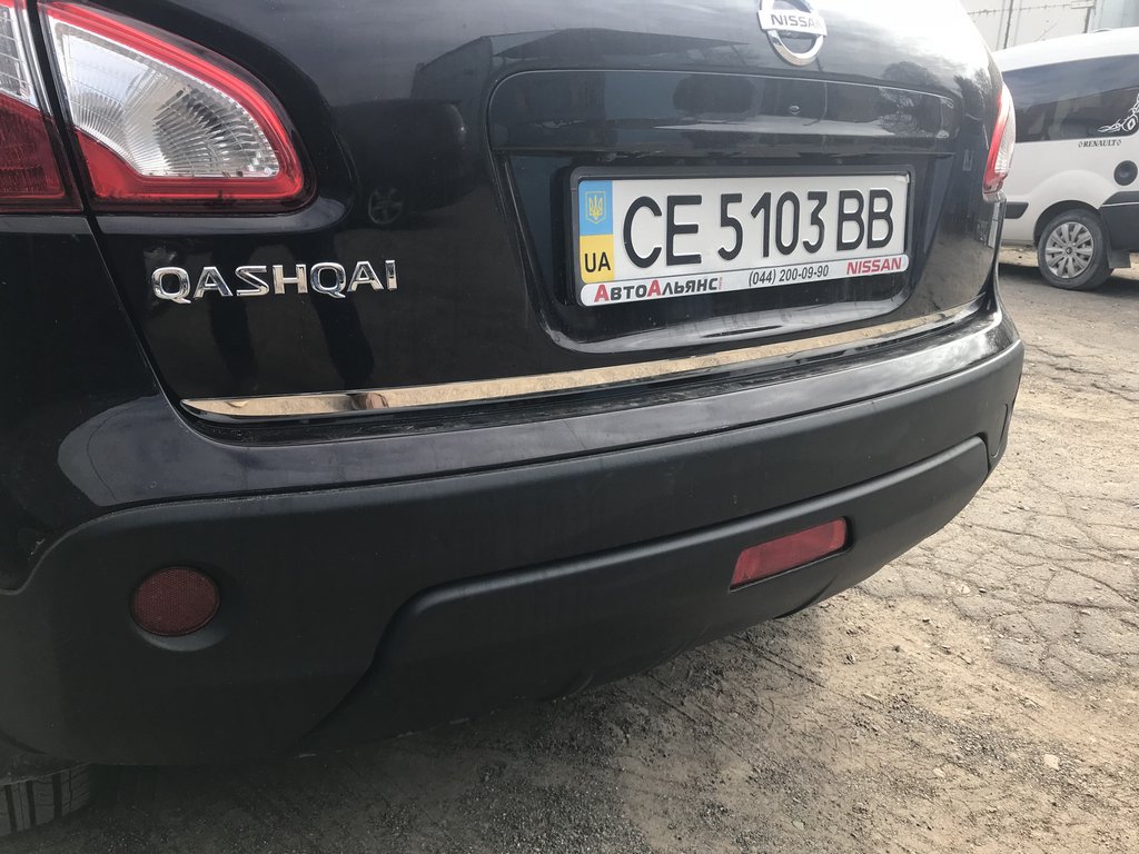 Trim the edge of the boot lid (stainless steel.) for Nissan Qashqai 2010-2014 - image 4
