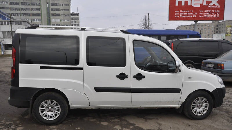 Roof rails Chrome (Plast. feet) for Fiat Doblo I 2005-2010 - image 18
