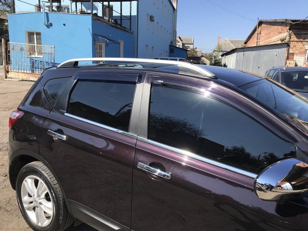 Skyport Roof Rails Grey for Nissan Qashqai 2007-2010 - Reelken Auto