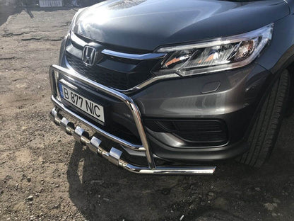 Front protection WT003-ST-V2 (stainless steel.) for Honda CRV 2012-2016 - Reelken Auto