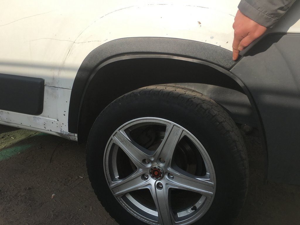 Fender flares (4 pcs, black) for Fiat Ducato 2006-2025 - image 6