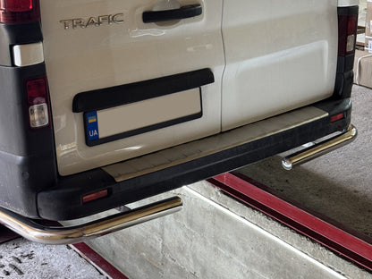 Rear Corner Bars (2 pcs, Stainless Steel) for Fiat Talento 2016- - image 1