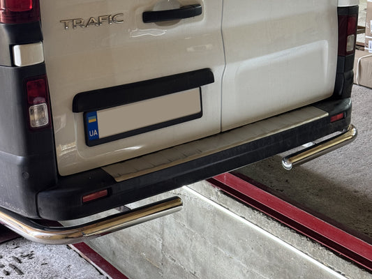 Rear Corner Bars (2 pcs, Stainless Steel) for Fiat Talento 2016- - image 1