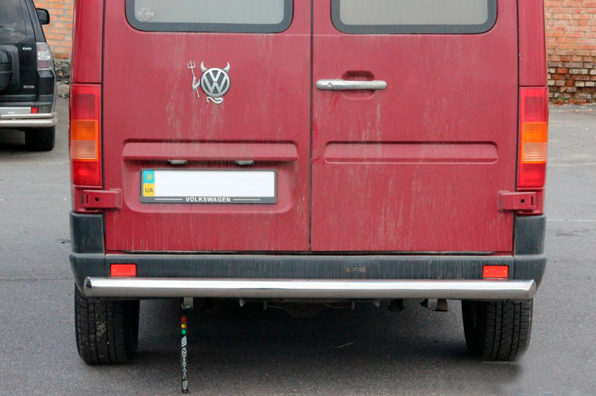 Rear Bar AK002 (Stainless Steel) for Volkswagen LT 1995-2006 - image 1