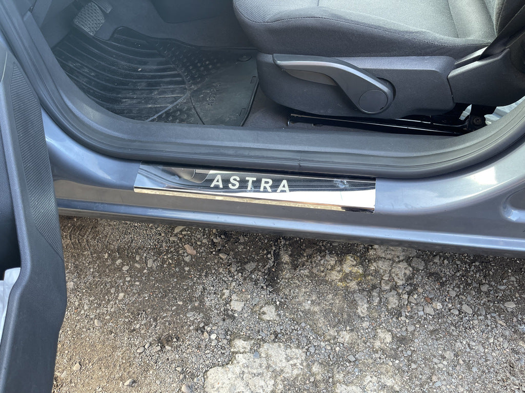 Door Sill Protectors Carmos V1 (4 pcs, Stainless Steel) for Opel Astra H 2004-2013 - image 7