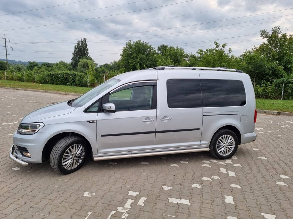 Window Deflectors with Chrome Trim (2 pcs, Niken) for Volkswagen Caddy 2004-2010 - image 3