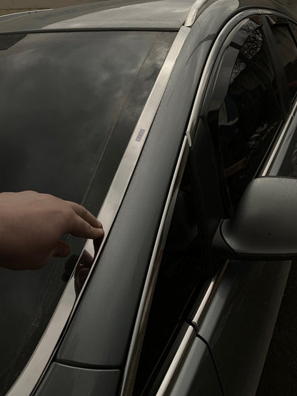 Windshield Trim (Stainless Steel) for Opel Astra J 2009-2015 - image 2