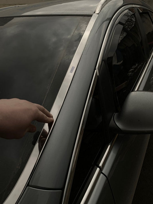 Windshield Trim (Stainless Steel) for Opel Astra J 2009-2015 - image 2