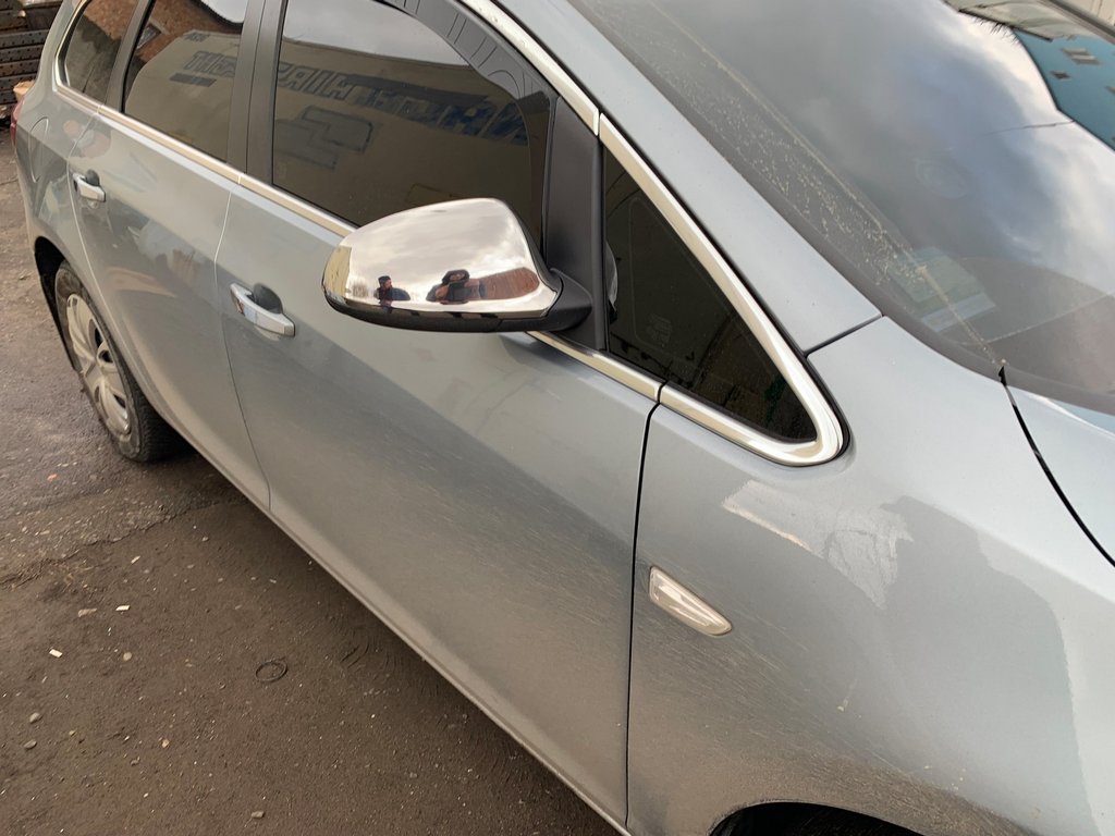 Mirror Covers (2 pcs, Stainless Steel) for Opel Astra J 2009-2015 - image 6