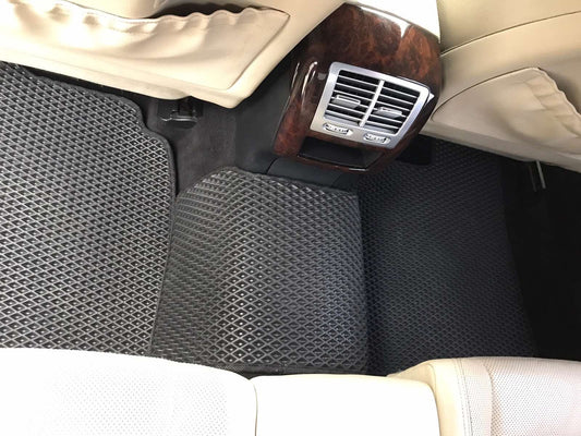 EVA Floor Mats (Long, Black) for Mercedes S-сlass W221 2005-2013 - image 1