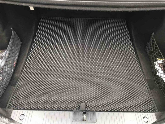 Trunk mat LONG (EVA, black) for Mercedes S-class W221 - Reelken Auto